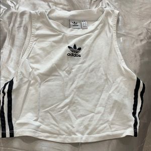 adidas cropped tank